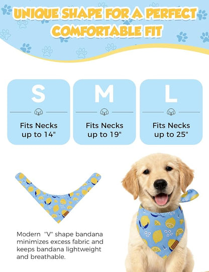 Luxury Double-Layer Dog Birthday Bandana – Handmade, Silk-Soft Polyester - Image 4