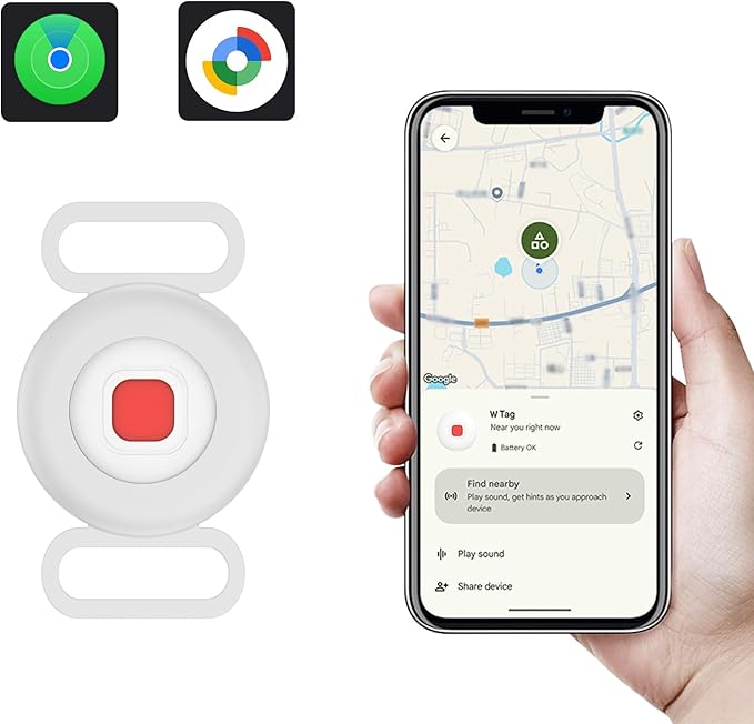 Bluetooth Dog Tracker Tag, Pet Tracker by Unknown