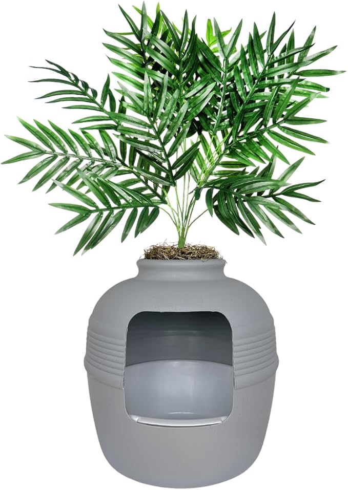 Good Pet Stuff Hidden Litter Box Planter, Decorative Cat Litter Enclosure by TheGoodPetStuffCompany