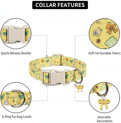 Bow Dog Collar for Large Dogs, Cute Dog Collar - Image 3