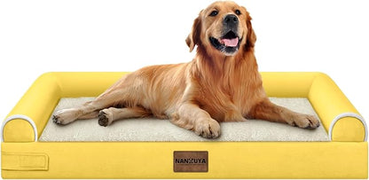 Large Dog Bed Orthopedic Washable: Beds Bolster XL Bed Big XLarge Dogs Egg by Nanuya