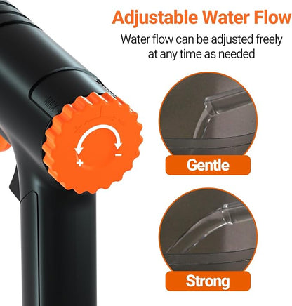 Manual Aquarium Gravel Cleaner, 132GPH Fish Tank Siphon Vacuum Cleaner - Image 3