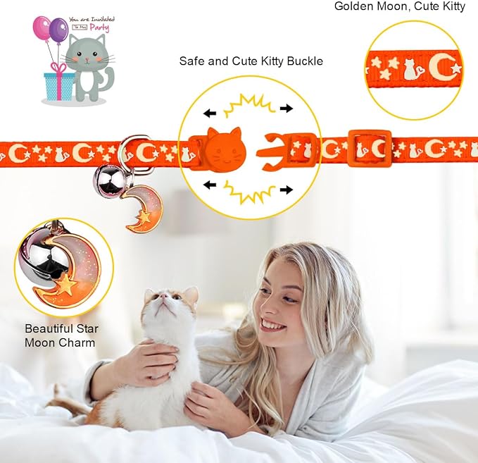 Baeuppit 2PCS Breakaway Cat Collars - Image 3