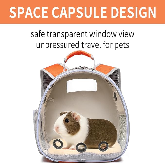 Bunny Carrier, Guinea Pig Carrier, Small Animal Carrier Backpack - Image 2