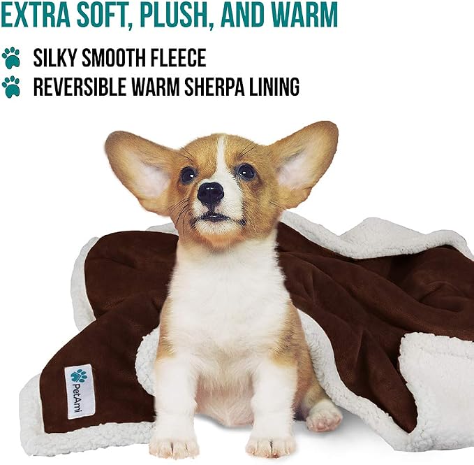 PetAmi Dog Blanket for Medium Large Dogs, Pet Bed Blanket Cat Puppy Kitten - Image 2