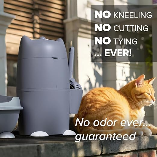 Red Rocket Pets Cat Litter Trash Can Kitty Twister Plus, No Smell Litter - Image 4