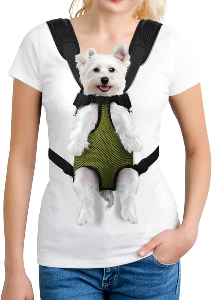 YUDODO Pet Dog Carrier Backpack Adjustable Dog Front Carrier, Legs Out Easy-Fit by YUDODO