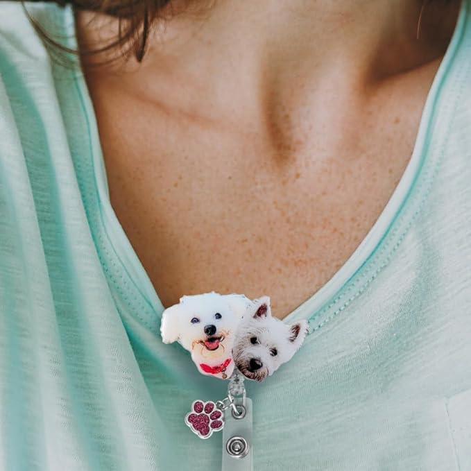 callie Personalized Pet Badge Reel - Image 7