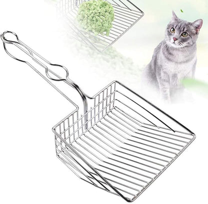 Cat Litter Scoop, Durable Metal Pet Kitty Kitten Sifter Heavy Duty by Unknown