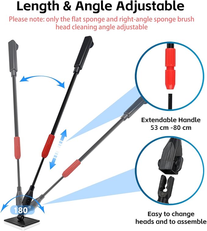 Aquarium Cleaning Tools, 7 in 1 Fish Tank Cleaning Kit - Image 3