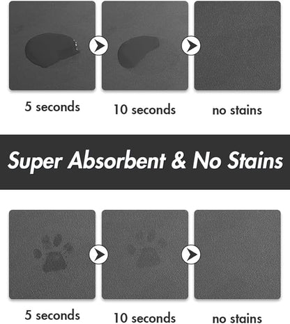 MontVoo-Absorbent Pet Feeding Mat-No Stains Pet Mat - Image 2