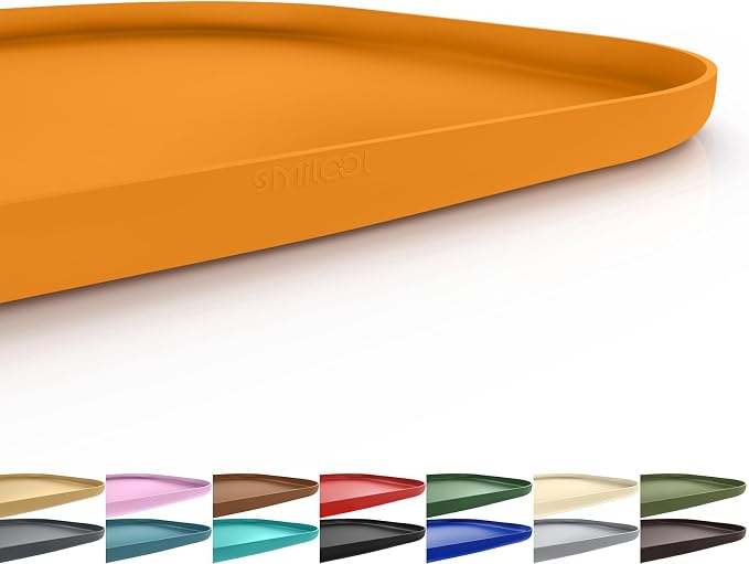 Silicone Pet Food Mat with Raised Edge by smilool