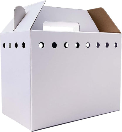 Cardboard Pet Carriers for Small Animals, Not for Cats or Dogs, Disposable by Vowcarol