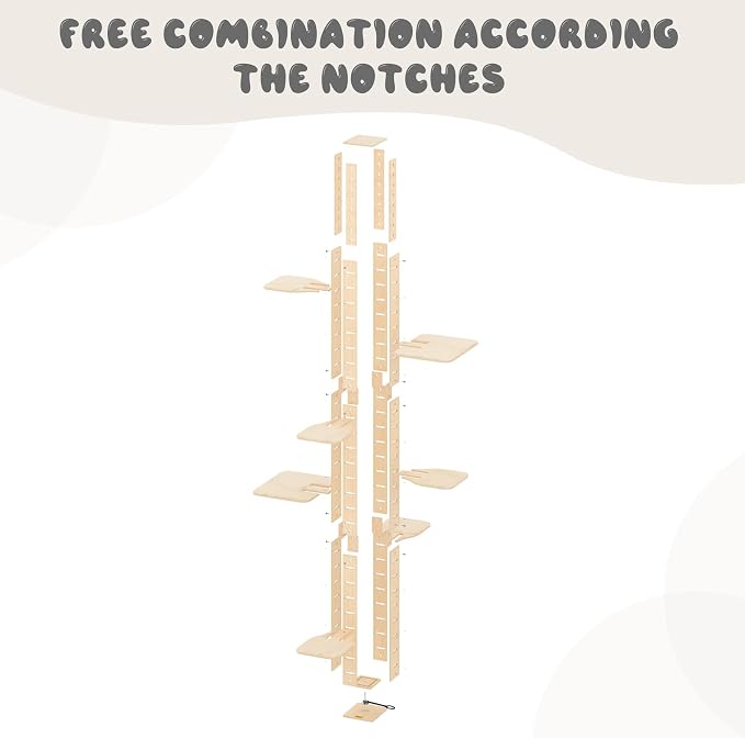 COZIWOW Floor to Ceiling Cat Tree Tower - Image 8