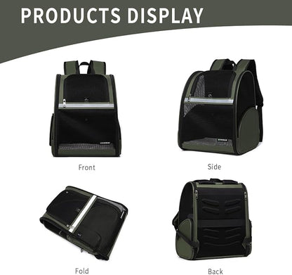 Cat Backpack Carrier for Small Dogs and Medium cat Puppy Kitten Bunny Pet - Image 6