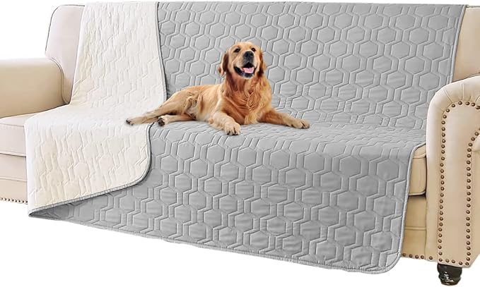 Waterproof and Anti-Slip Dog Bed Cover and Pet Blanket Sofa Pet Bed Mat ，car by TcksstexFauxFurDogBedCover