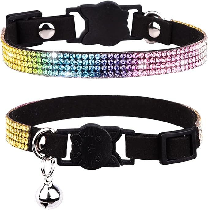 Cat Collar Breakaway Bling Diamond Rhinestone by WDPAWS