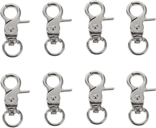 8 Pcs Bird Cage Lock Bird Cage Lobster Clasp, Birdcage Lock Birds Cage Clip by Selxran