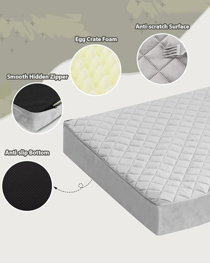 Orthopedic Dog Beds for Medium Dogs Waterproof Dog Bed for Crate, - Image 5