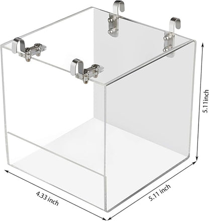 Hanging Bird Bath Cube Bird Bathtub Bath Shower Box Bowl Cage Accessory - Image 2