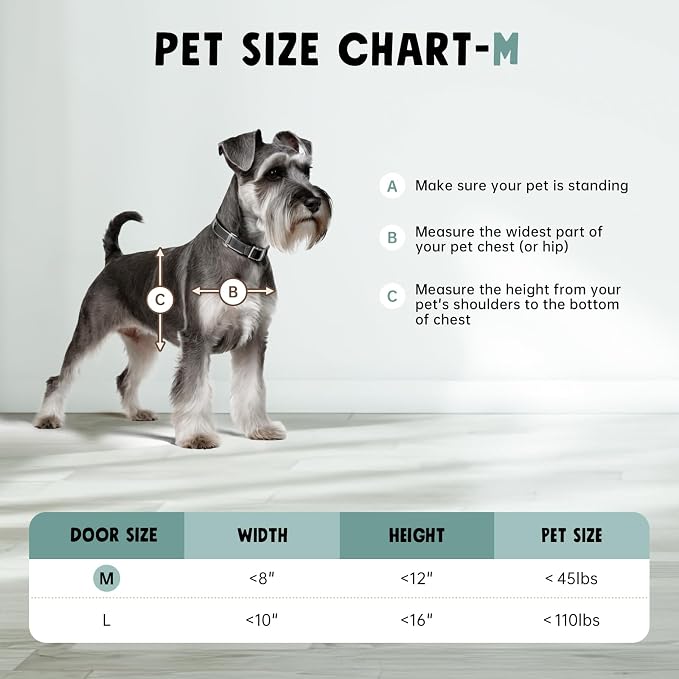 3-Flap Insulated Aluminum Doggy Door - Image 7