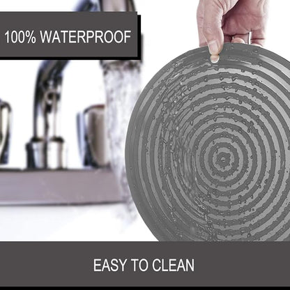 2 Pack Silicone Pet Food Mat, Small Rubber Mat - Image 5