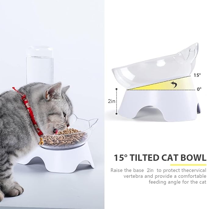 MILIFUN Double Dog Cat Bowls - Image 2