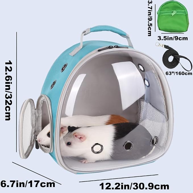 Portable Small Animal Backpack Travel Breathable Pet Carrier Bag Cages - Image 2