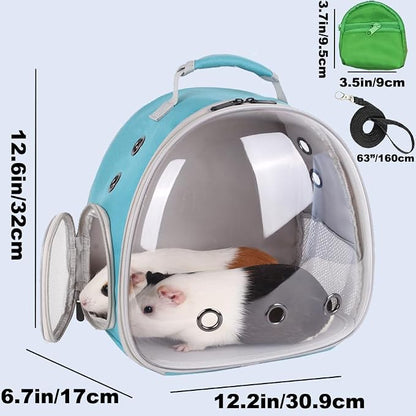 Portable Small Animal Backpack Travel Breathable Pet Carrier Bag Cages - Image 2
