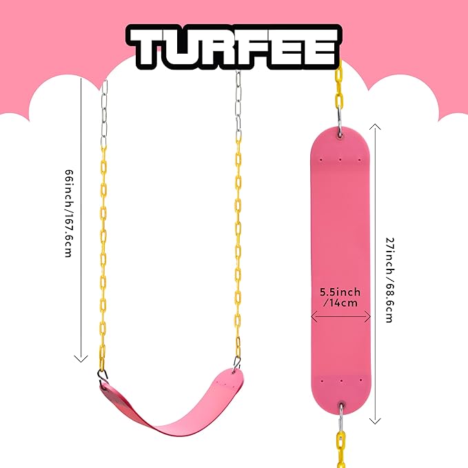 TURFEE Swings for Outdoor Swing Set -SwingSeat Replacement Kits - Image 7