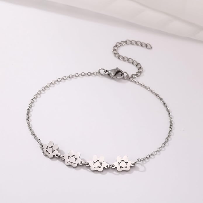 MeMeDIY Personalized Paw Print Bracelet - Image 2