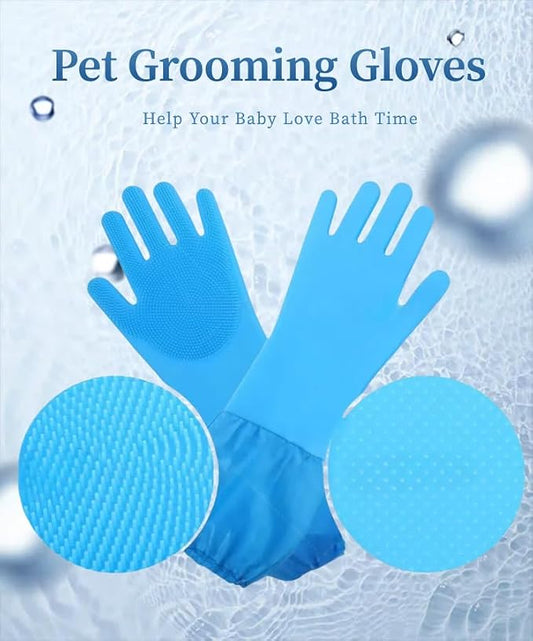 Dog Bathing Gloves - Image 2