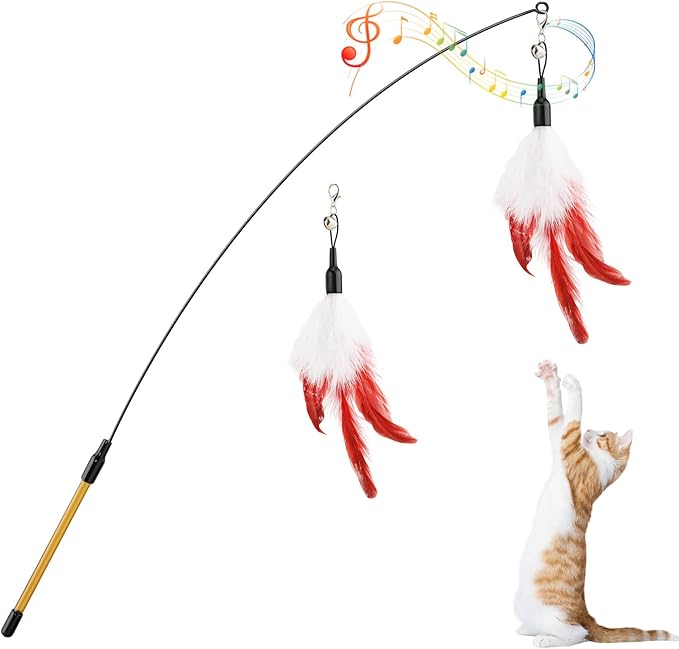 Pawaboo Feather Teaser Cat Toy by Pawaboo