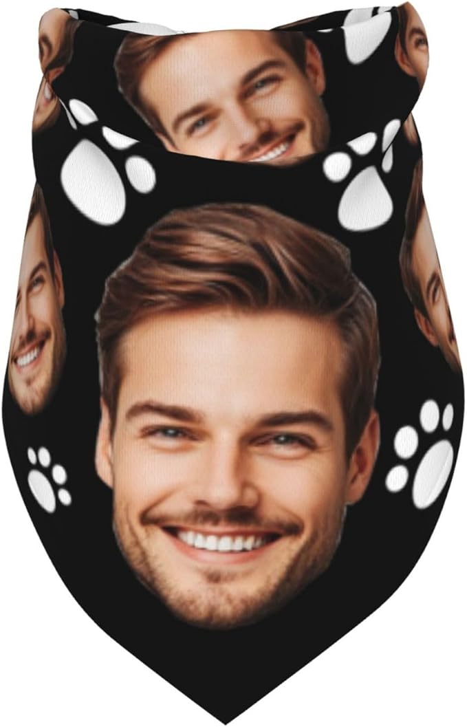 Custom Dog Bandana for Cat Dog Pet Add Your Design Personalized Neckwear - Image 6
