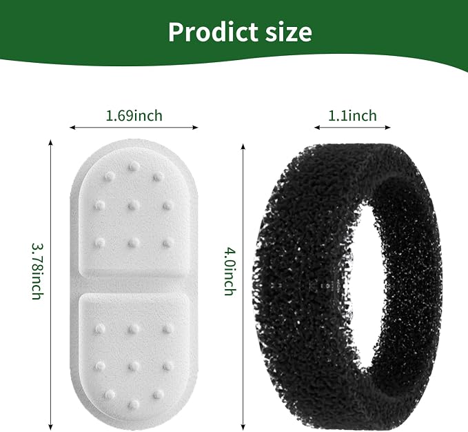 Cat Water Fountain Filters, APAUK 8 Pack Replacement Filters & Sponges - Image 4