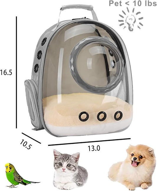 Bubble Cat Carrier Backpack, Transparent Pet Carrier Backpack - Image 2