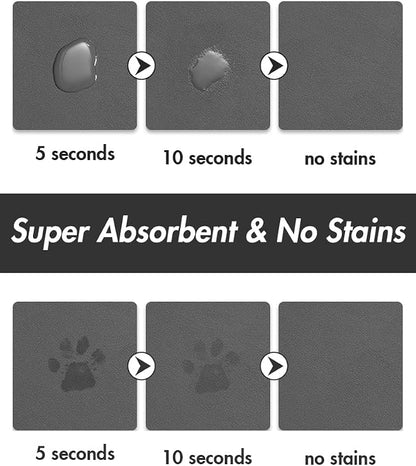 Absorbent Dog Mat for Food & Water Bowl - Image 2