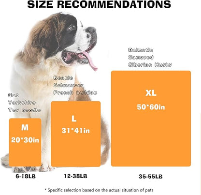 Dog Blankets for Large Dogs, Soft Fluffy Flannel Pet Blanket Mat Cover for Bed - Image 3
