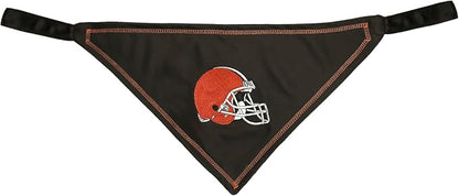 Pets First NFL Cleveland Browns TIE Bandana, Size Large/X-Large. Dog Bandana - Image 2
