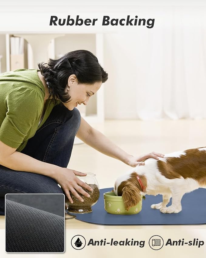 Absorbent Dog Food Mat-Dog Cat Mat - Image 5