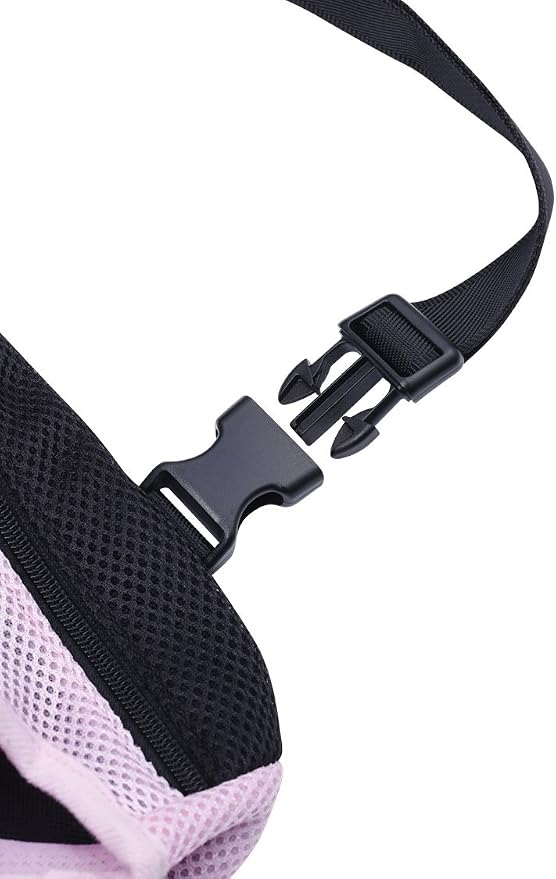 Pet Dog Puppy Cat Carrier Five Holes Backpack Double Shoulder Straps Mesh Front - Image 4