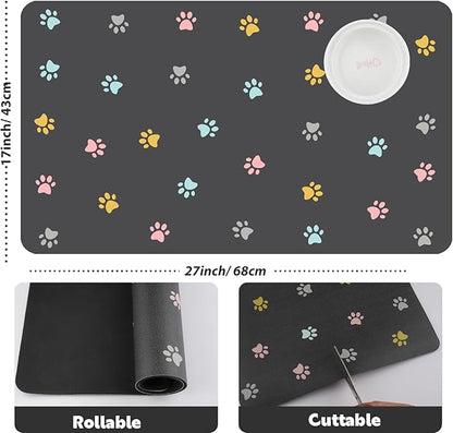Pet Feeding Mat Absorbent Dog Mat - Image 5