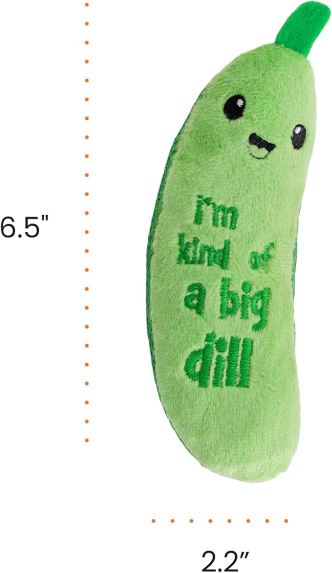 Catstages Crunchy Pickle Kicker Cat Toy – Plush Crinkle Toy - Image 9