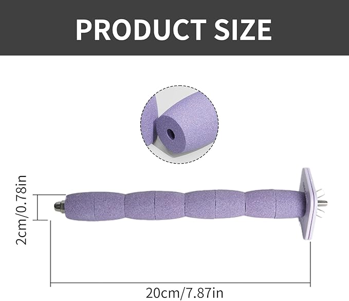 Parrot Perch Birds Nail File Perch Abrasive Surface Ceramic Paw Grinding Stick - Image 8