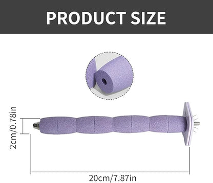 Bird Perch Stand Toy – Abrasive Surface Ceramic Paw Grinding Stick – Parrot - Image 6