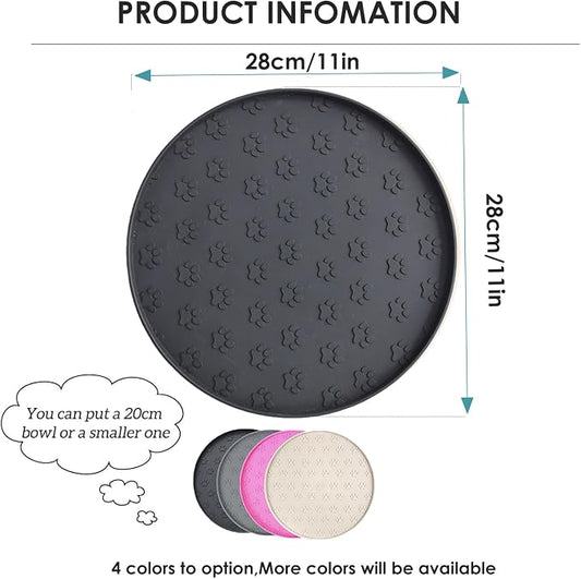 Dog Food Mat - Waterproof Silicone Cat Mat - Image 2