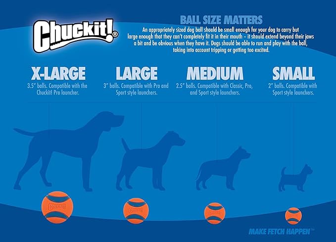 Chuckit! Dog Tennis Ball Dog Toy, Extra Large - Image 4