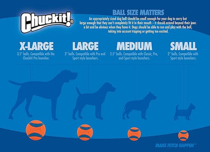 Chuckit! Dog Tennis Ball Dog Toy, Extra Large - Image 4