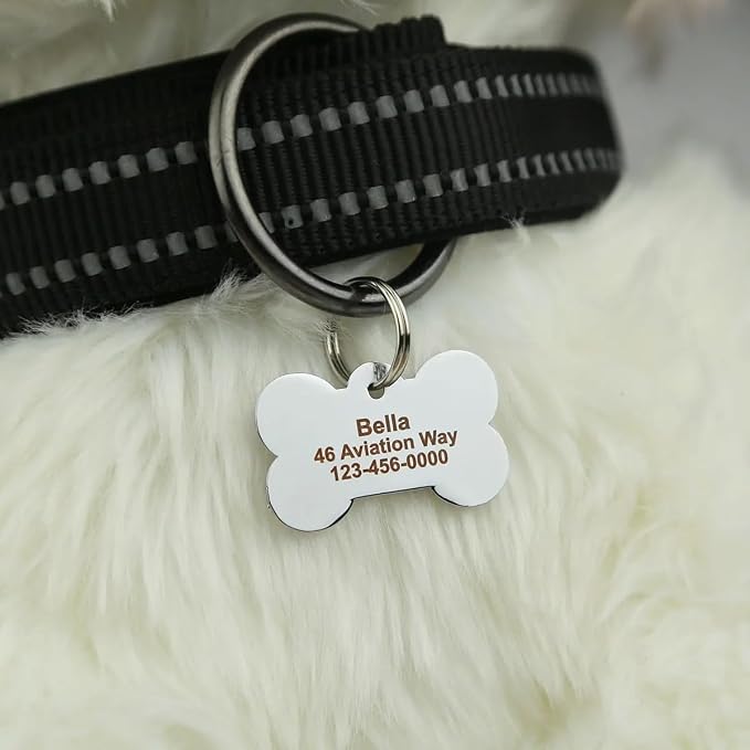 Personalized Dog Cute Paw Pet ID Tag - Image 6