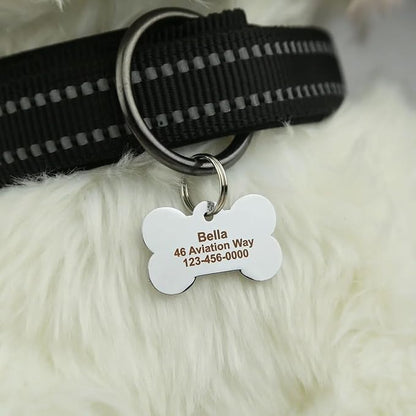 Personalized Dog Cute Paw Pet ID Tag - Image 6